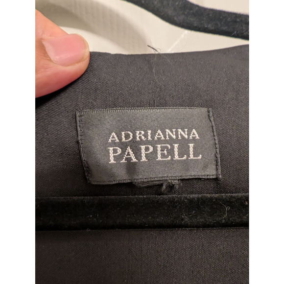 Women's Adrianna Papell Black Tiered Sheath Dress Size 8 work wear attire preppy - Picture 5 of 10